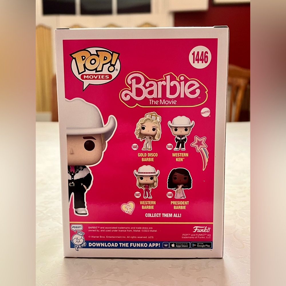 Funko Pop Western Ken with White Hat and Black Shirt - Picture 3 of 7